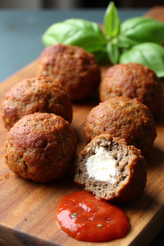 vegetarian eggplant ricotta meatballs