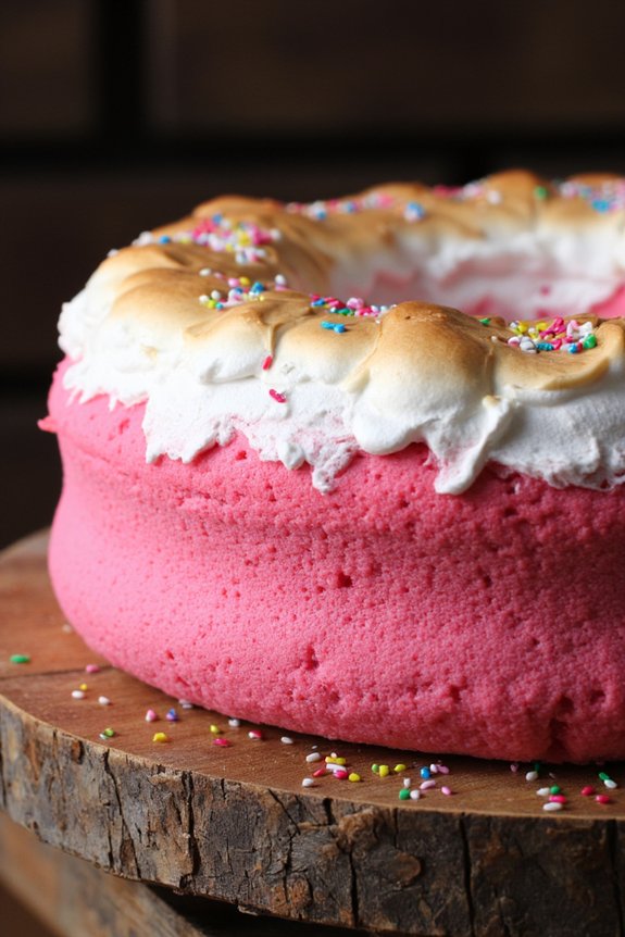 vibrant pink easter cake