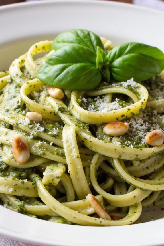 vodka basil pesto pasta