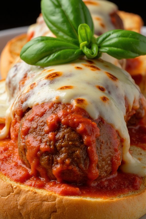 vodka sauce meatball subs