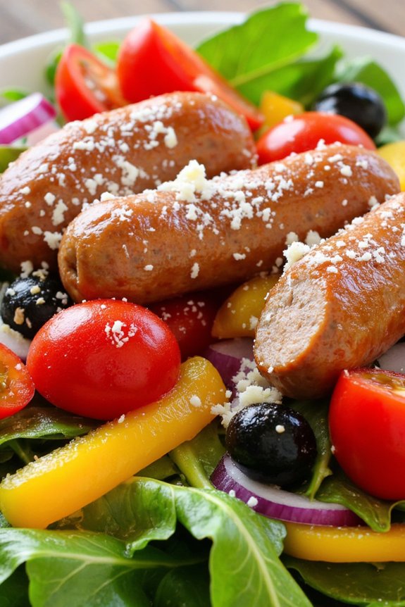 zesty italian sausage salad