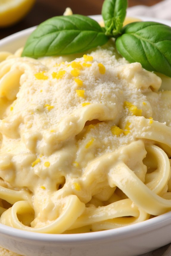 zesty lemon ricotta pasta