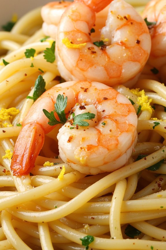 zesty shrimp pasta delight
