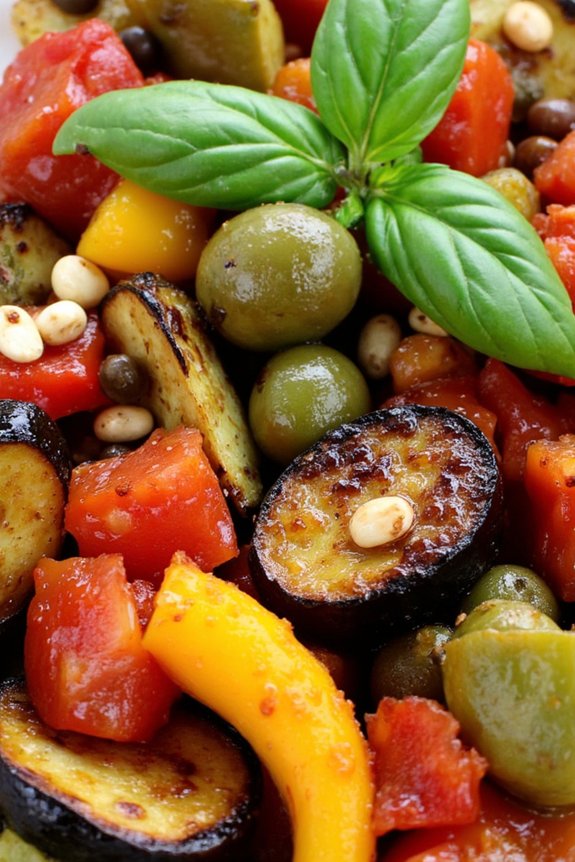 zucchini and eggplant caponata