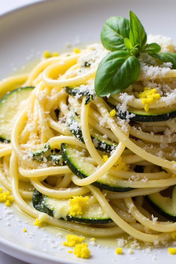 zucchini lemon spaghetti recipe