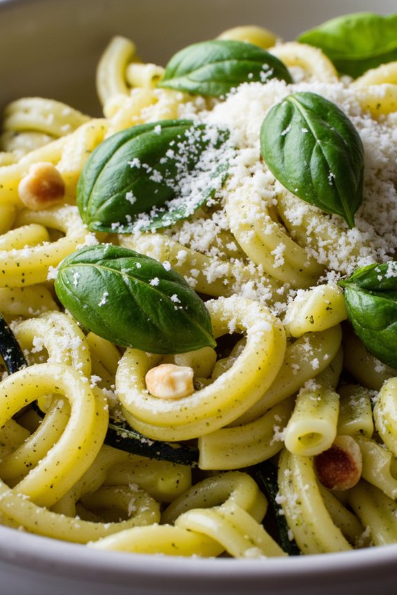 zucchini pesto pasta recipe