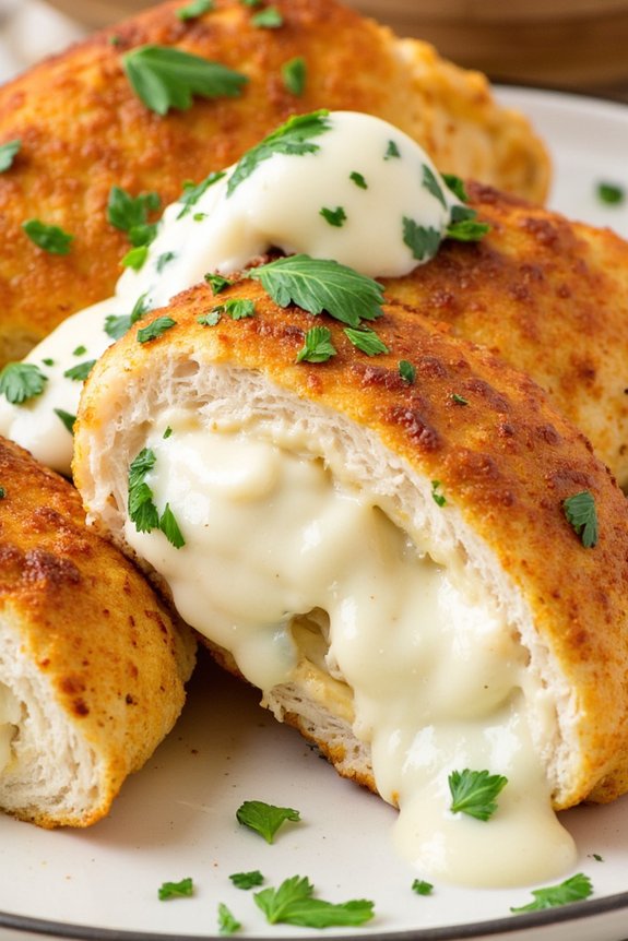 alfredo stuffed chicken breasts recipe