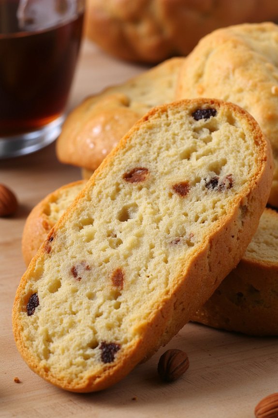 almond biscotti holiday treats