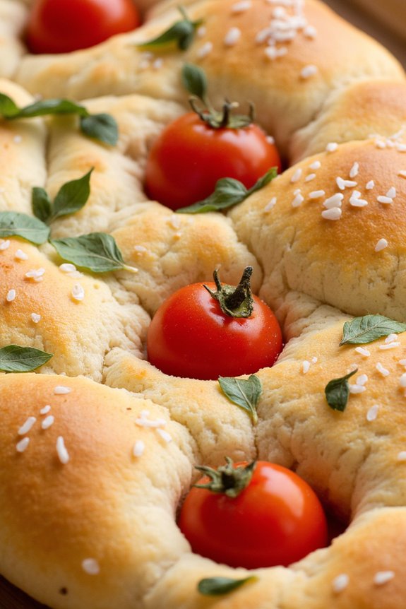 aromatic cherry tomato focaccia