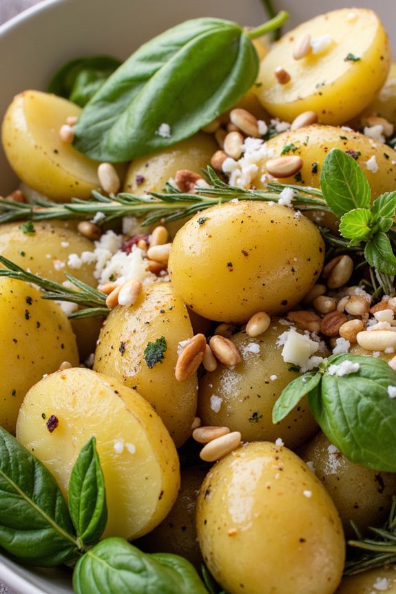 aromatic creamy potato salad