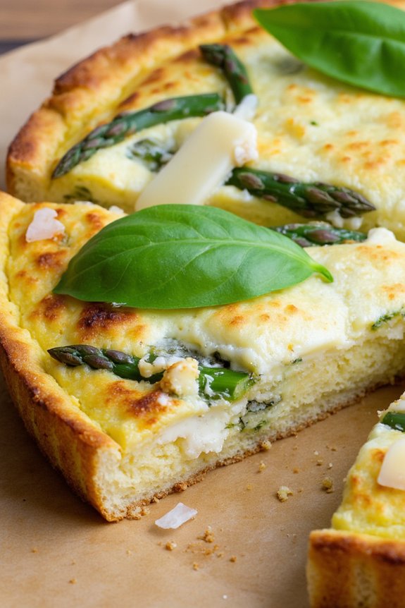 asparagus ricotta frittata recipe