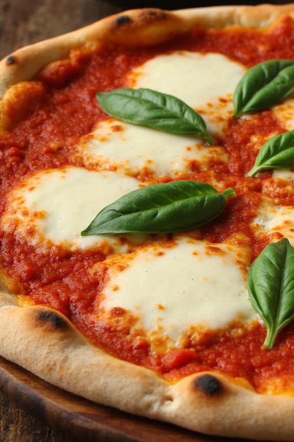 authentic italian margherita pizza