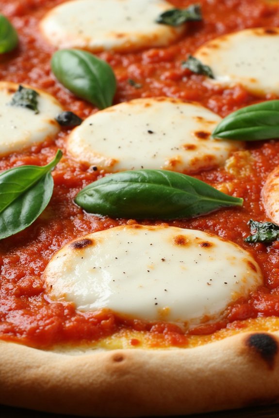 authentic italian margherita pizza