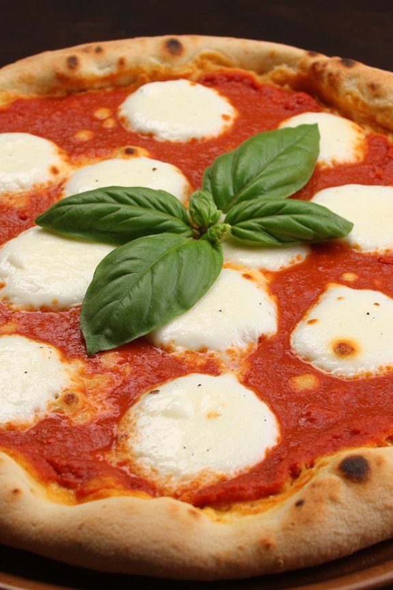authentic italian margherita pizza