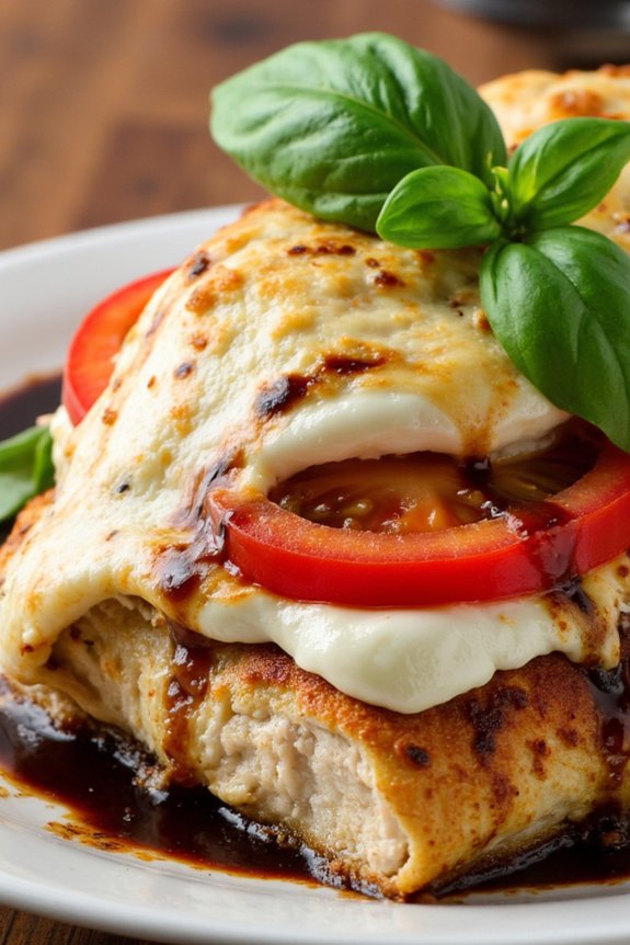 baked chicken caprese delight