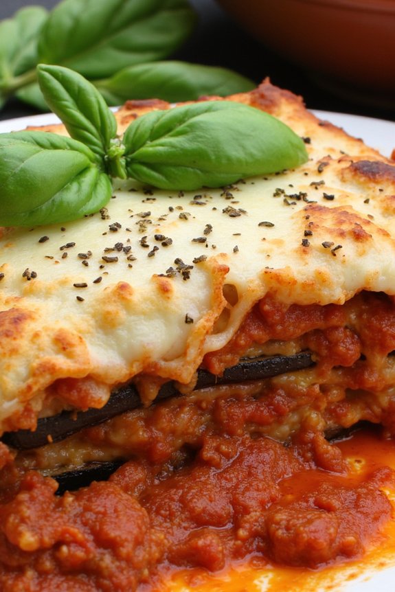 baked eggplant parmigiana recipe
