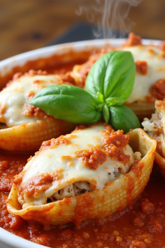 baked pasta with meat sauce