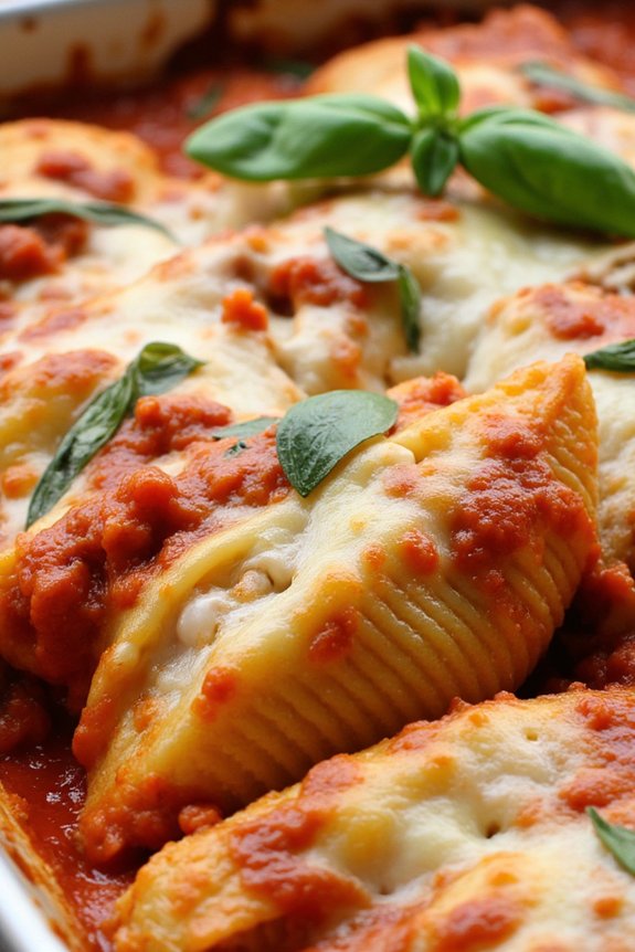 baked ziti stuffed shells