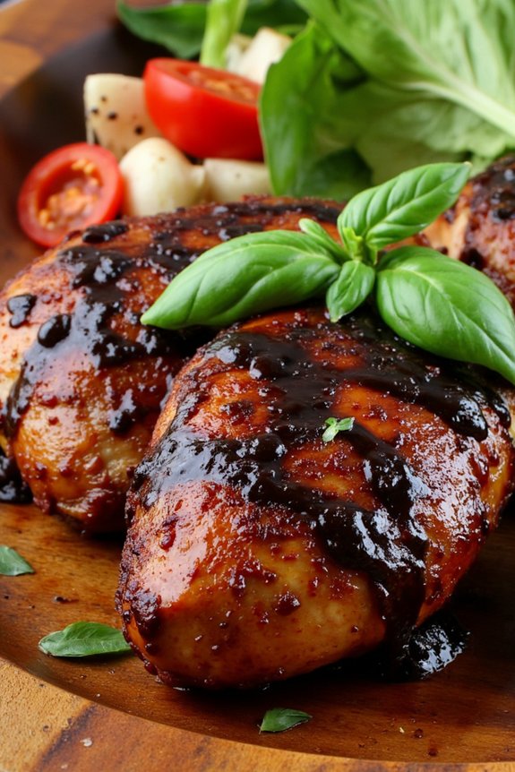 balsamic chicken with italian herbs