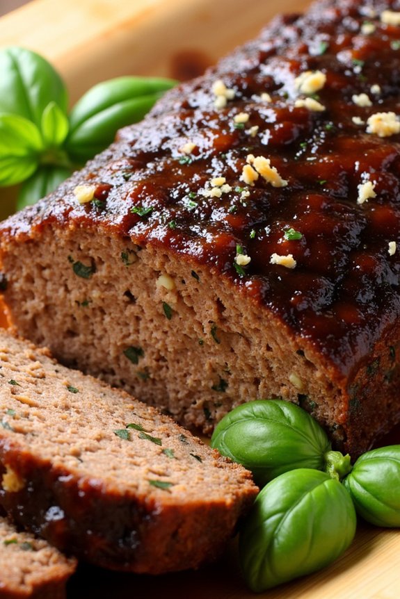 balsamic glazed italian meatloaf
