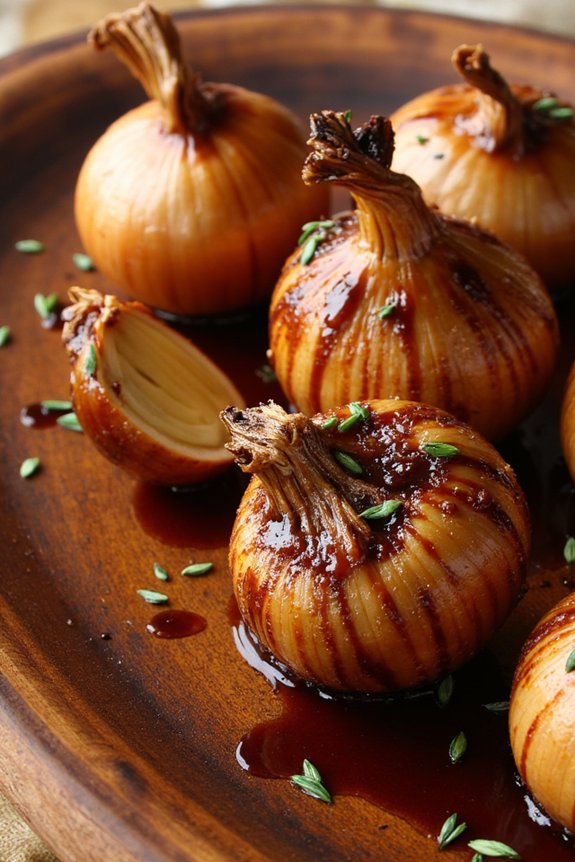 balsamic glazed onion appetizer