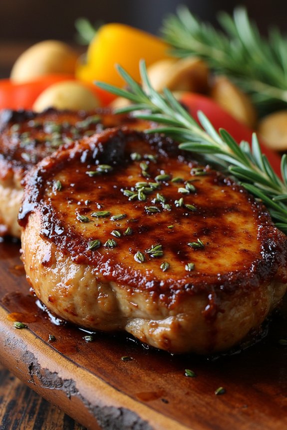 balsamic glazed pork chops recipe