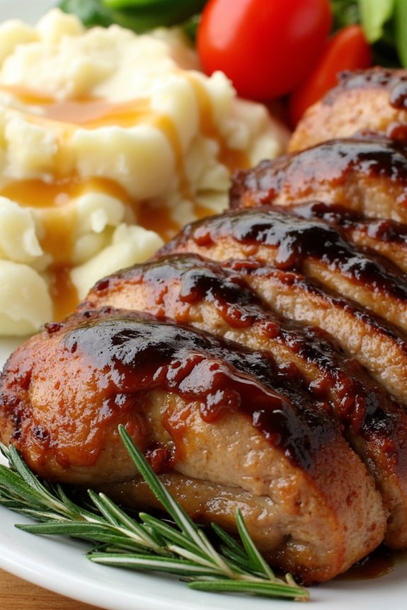 balsamic glazed pork roast