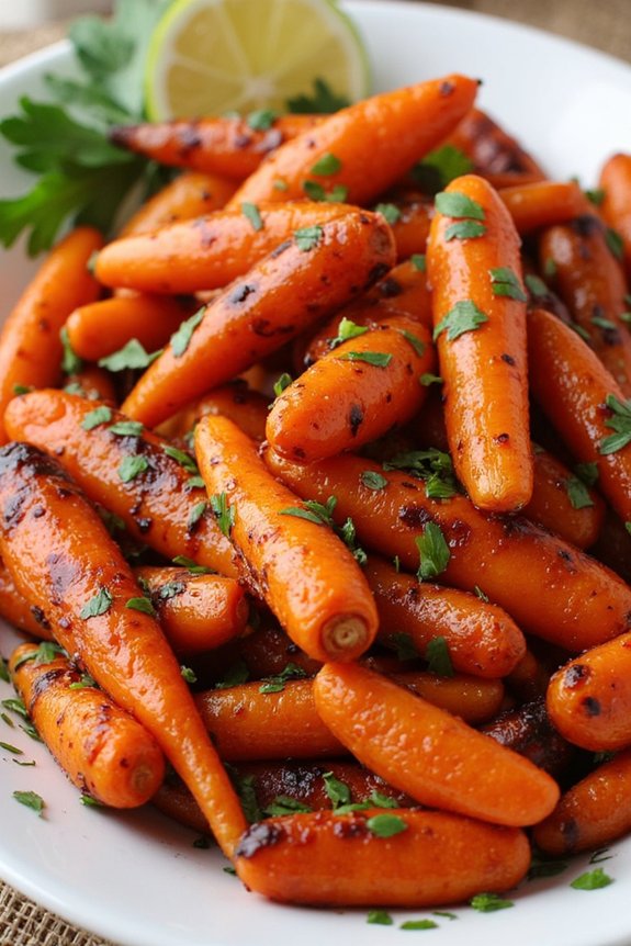 balsamic honey glazed carrots