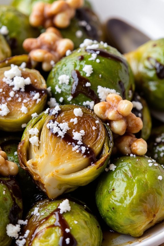 balsamic roasted brussels sprouts