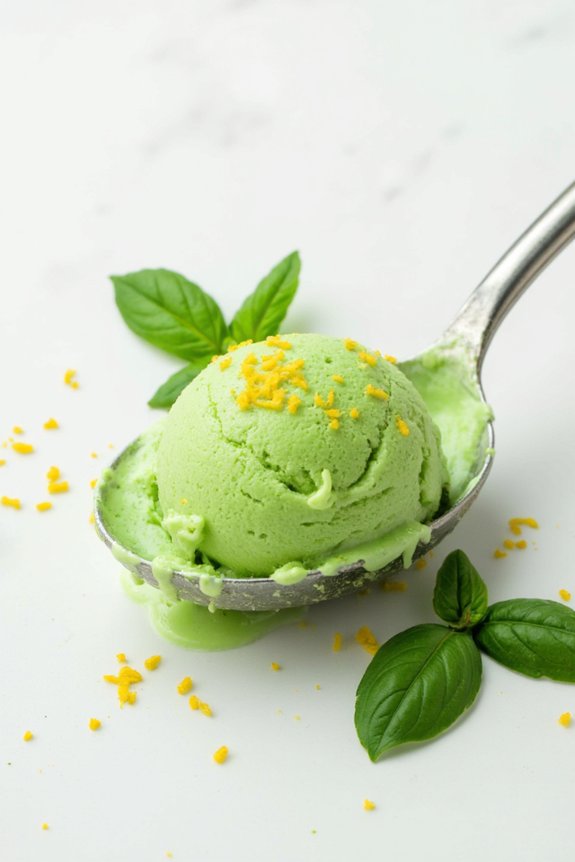 basil infused lemon sorbet recipe
