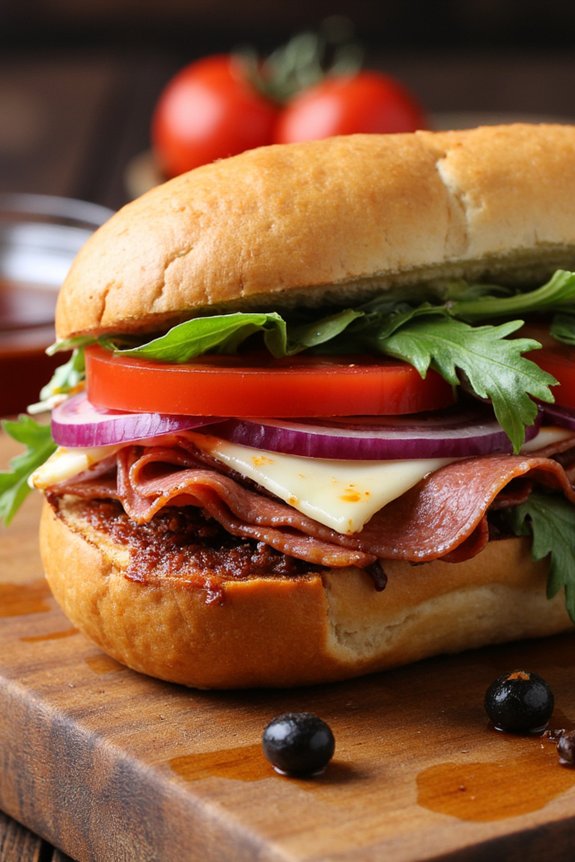 bold italian spicy sandwich