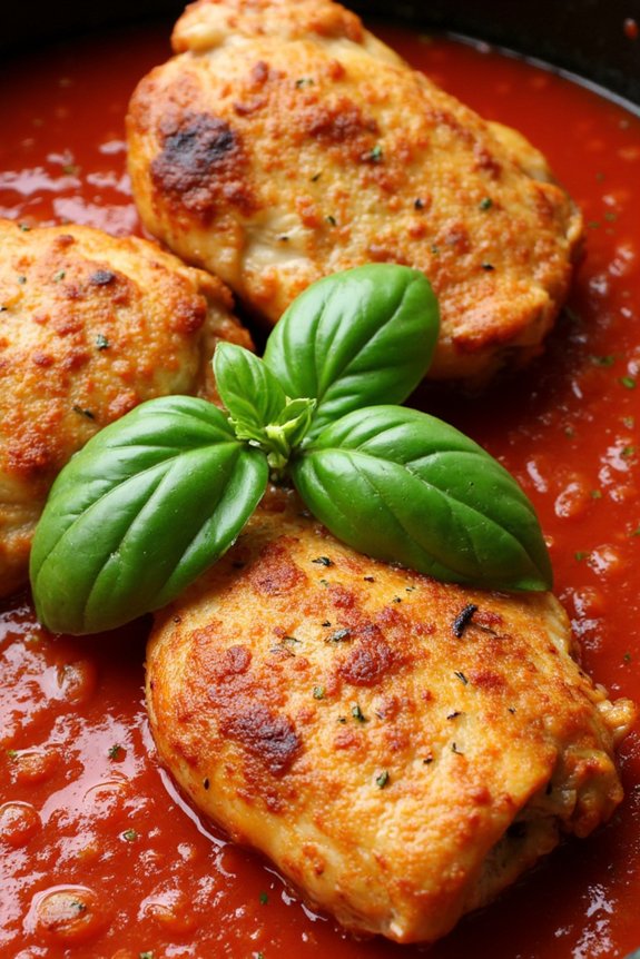 braised chicken in tomato sauce