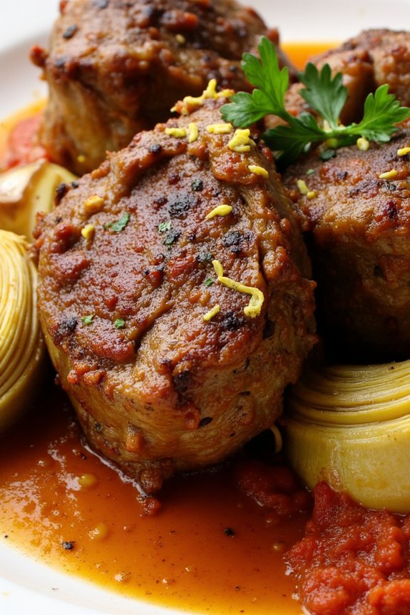braised veal with artichokes