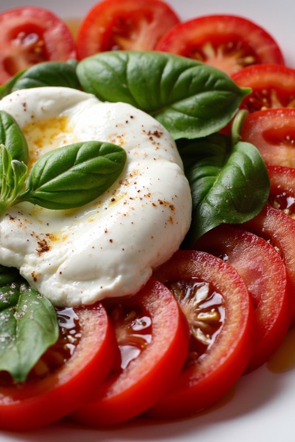 burrata caprese salad delight
