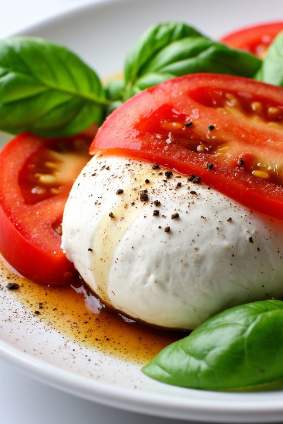 burrata caprese salad recipe