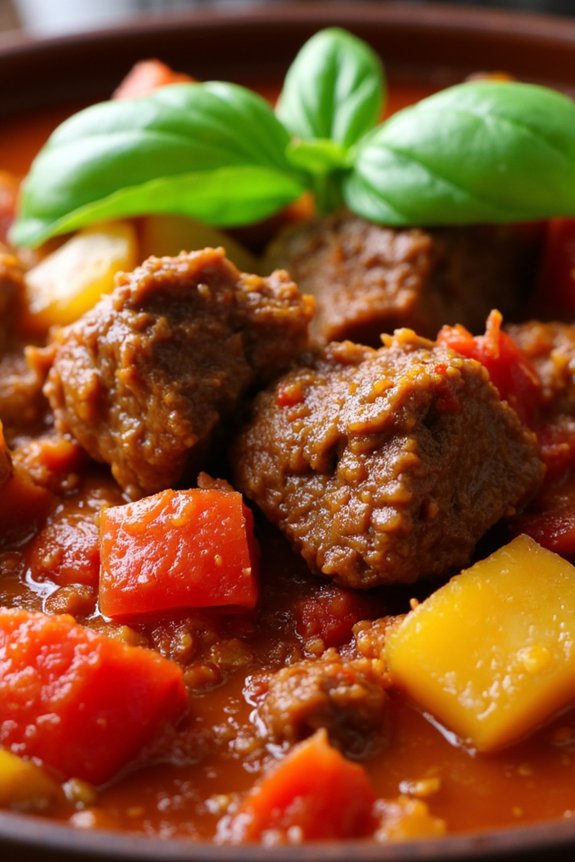 calabrian spicy beef stew