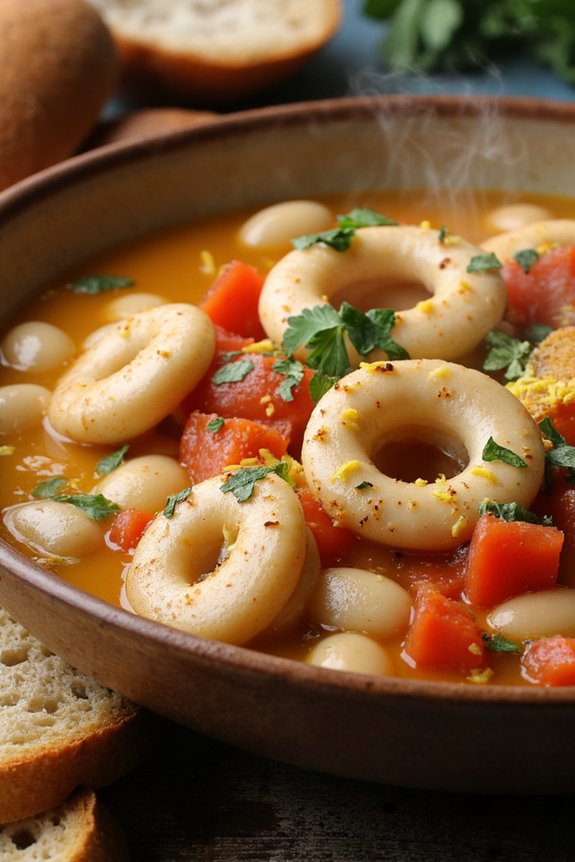 calamari and white beans