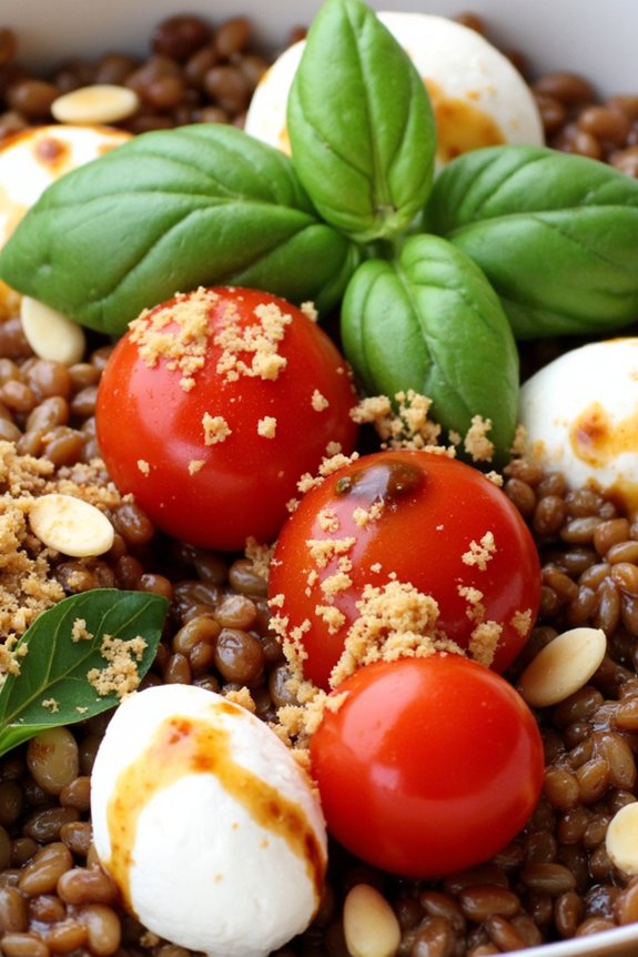 caprese barley bowl recipe
