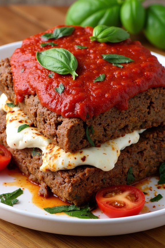 caprese inspired meatloaf recipe
