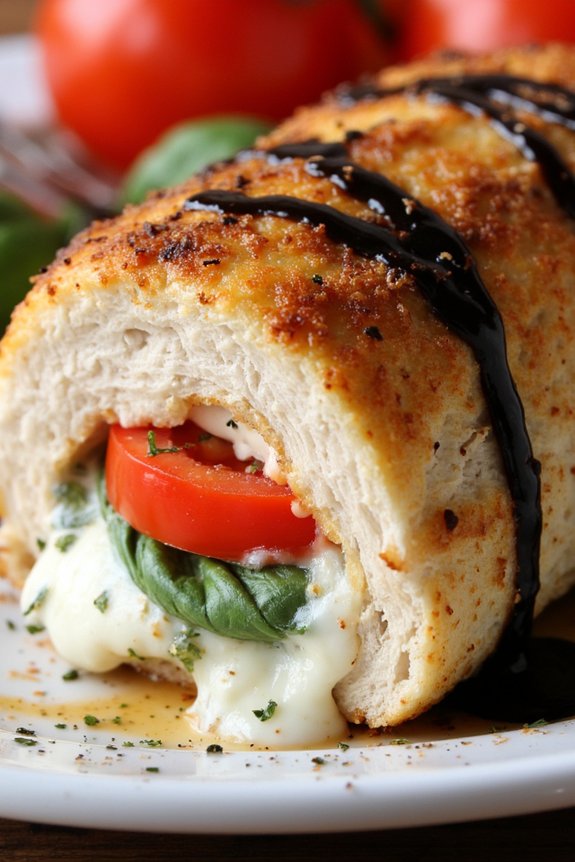 caprese stuffed chicken recipe