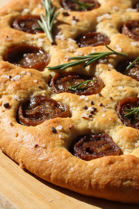 caramelized onion balsamic focaccia