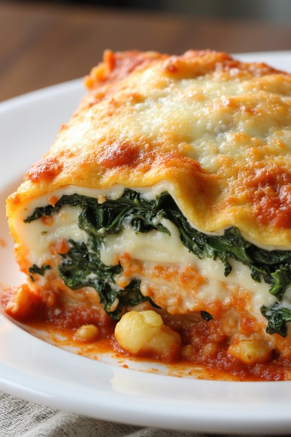 cauliflower lasagna with ricotta