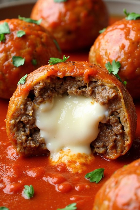 cheesy flavorful meatball recipe