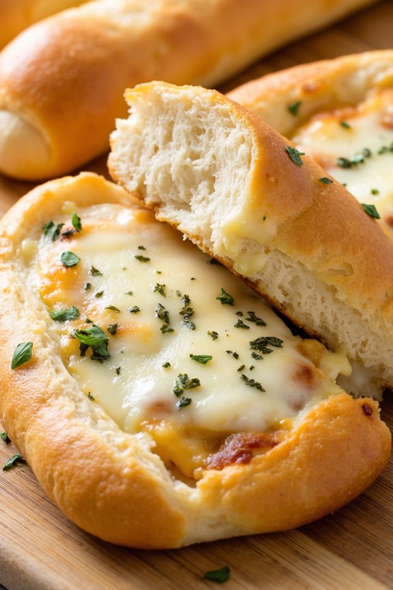 cheesy garlic breadsticks recipe