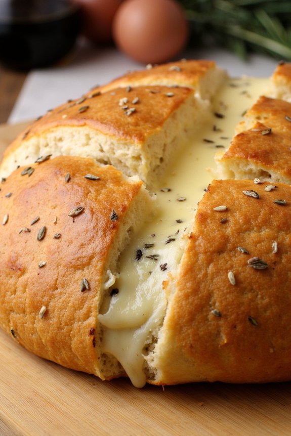 cheesy herb bread recipe