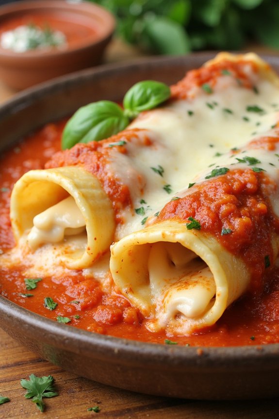 cheesy italian pasta dish