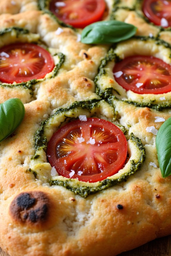 cherry tomato pesto focaccia recipe