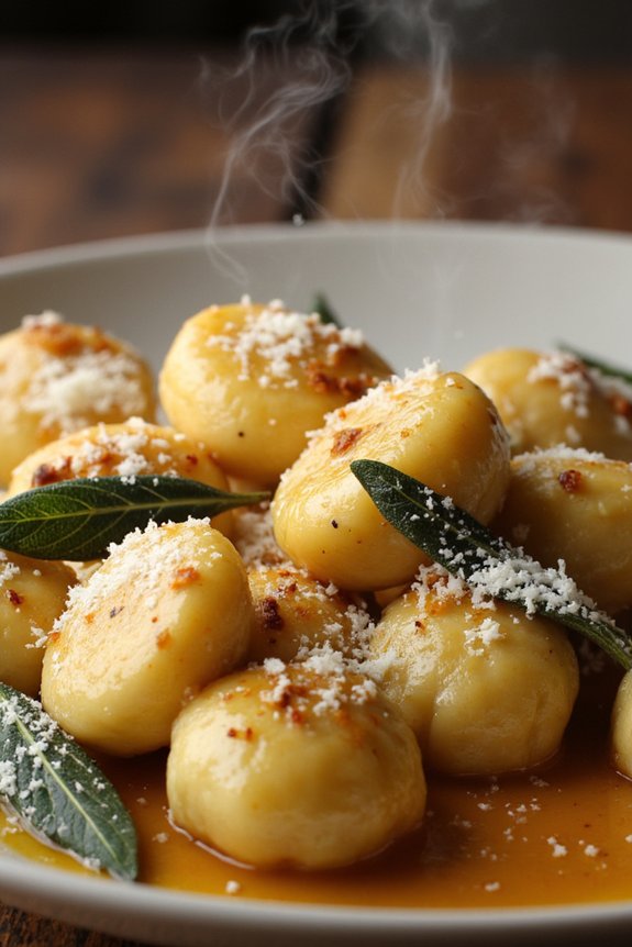 chestnut gnocchi brown butter
