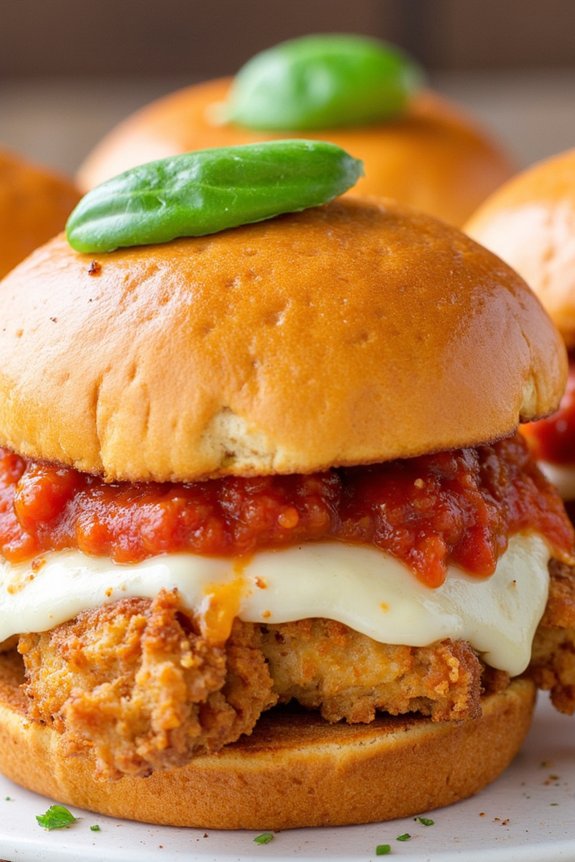 chicken parmesan sliders recipe