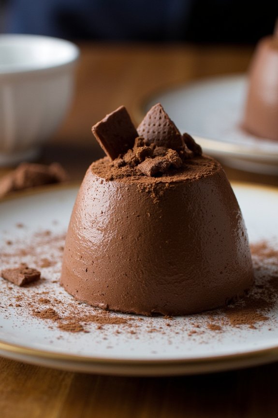 chocolate ricotta mousse delight
